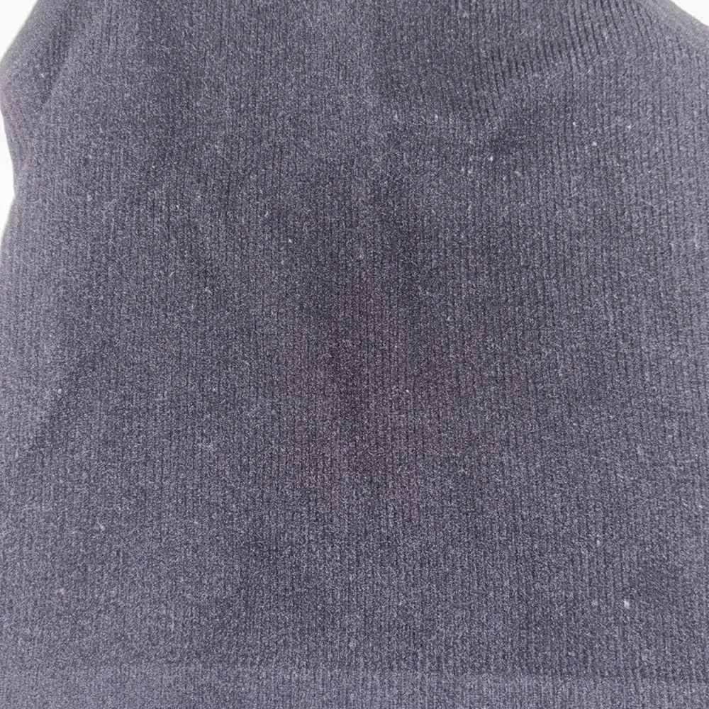 Black Ribbed Racerback Tank - Picture 2 of 3